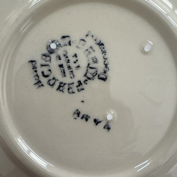 Vintage Franciscan Earthenware‎ Desert Rose Saucers Hand Painted USA Made SET 8 - Picture 5 of 9